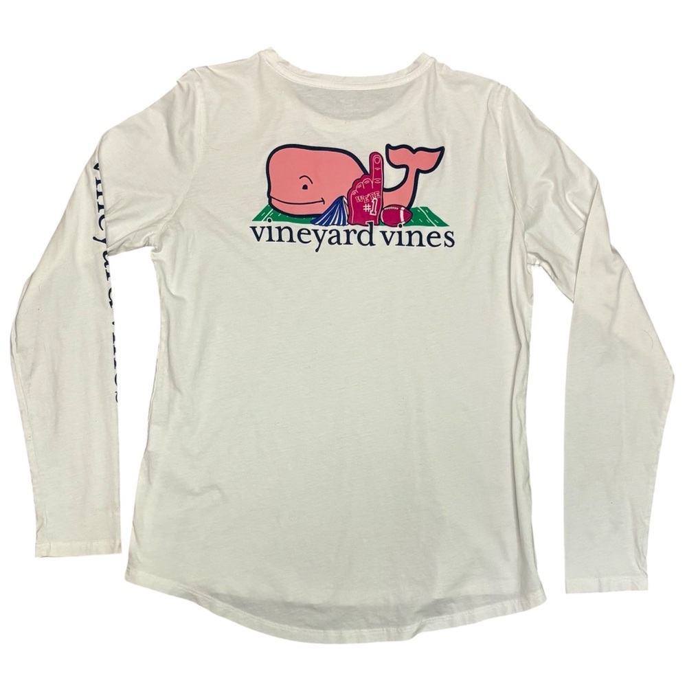 Vineyard Vines Cheer Football Long-sleeve T-Shirt Size Medium